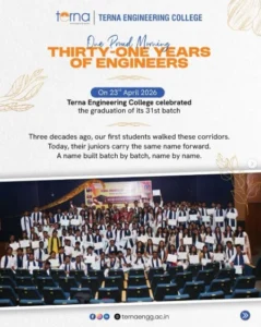 31st Batch Convocation at Terna Engineering College Navi Mumbai